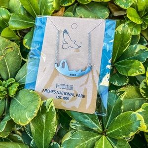 Handmade Moab Outdoor Hiking Running Cycling Nature All Weather Necklace